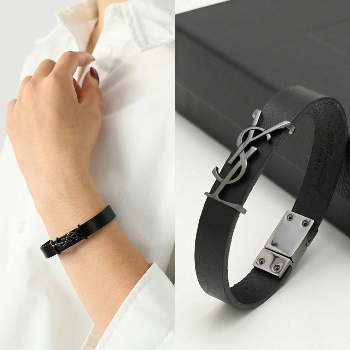 楽天市場】SAINT LAURENT サンローラン イブサンローラン ブレスレット