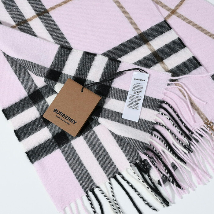 楽天市場】BURBERRY バーバリー マフラー チェックカシミアスカーフ