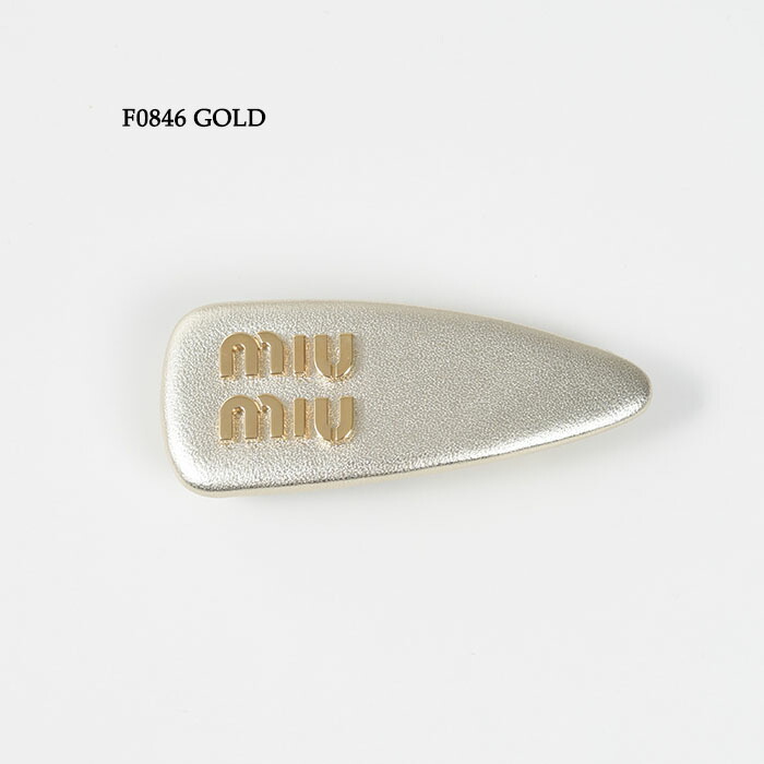 楽天市場】MIU MIU ミュウミュウ ヘアアクセサリー ナッパレザー ヘア