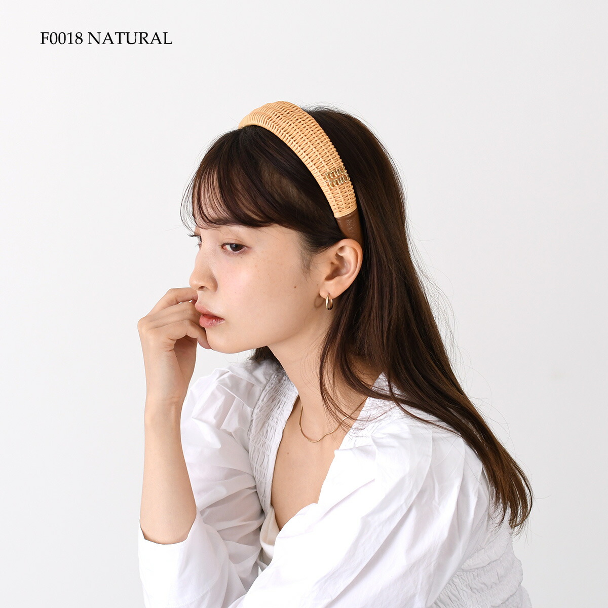 楽天市場】【ラスト1点】MIU MIU ミュウミュウ アクセサリー