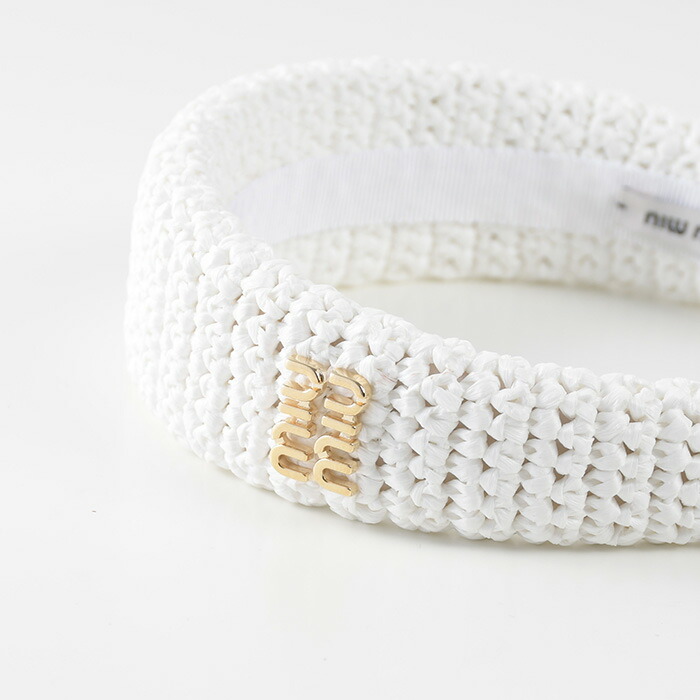 楽天市場】MIU MIU ミュウミュウ ヘアアクセサリー カチューシャ