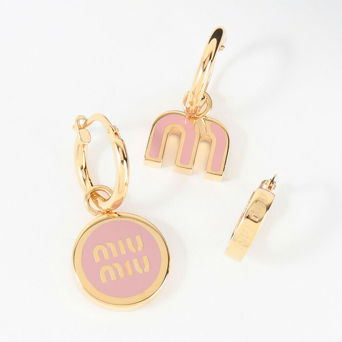 楽天市場】MIU MIU ミュウミュウ アクセサリー エナメルメタル ピアス