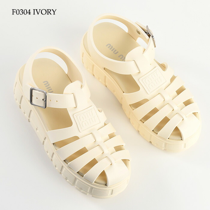 楽天市場】MIU MIU ミュウミュウ サンダル シューズ EVA