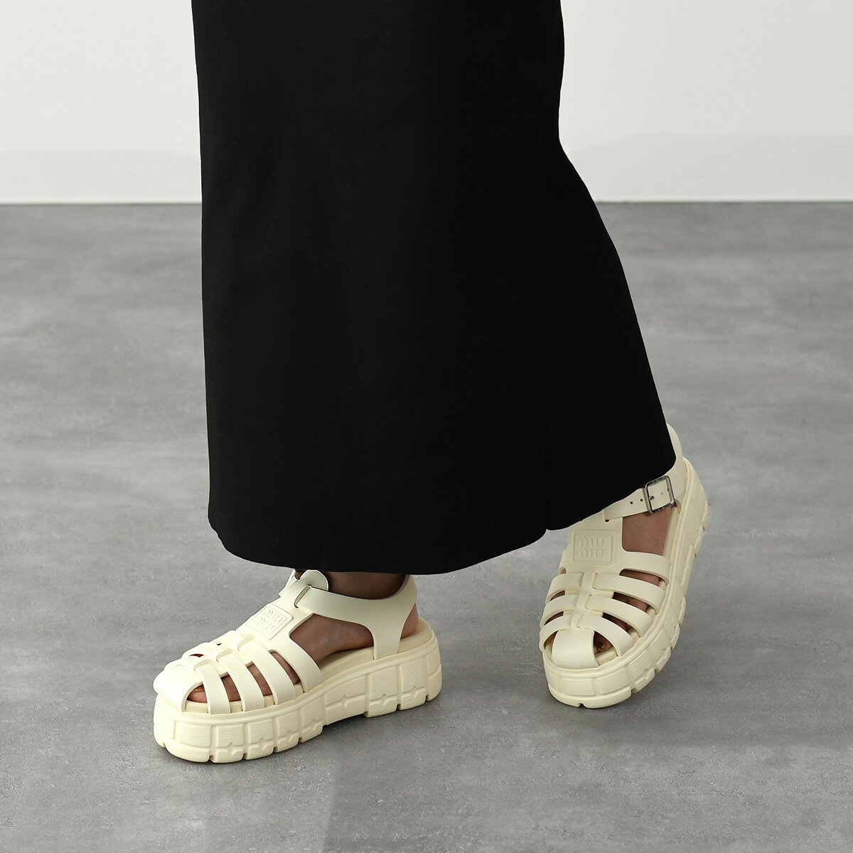 楽天市場】MIU MIU ミュウミュウ サンダル シューズ EVA