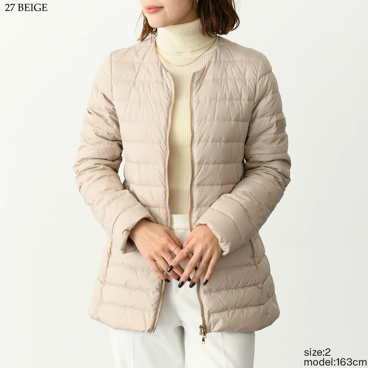 楽天市場】TATRAS タトラス アウター ダウン NORKO ノルコ ノーカラー