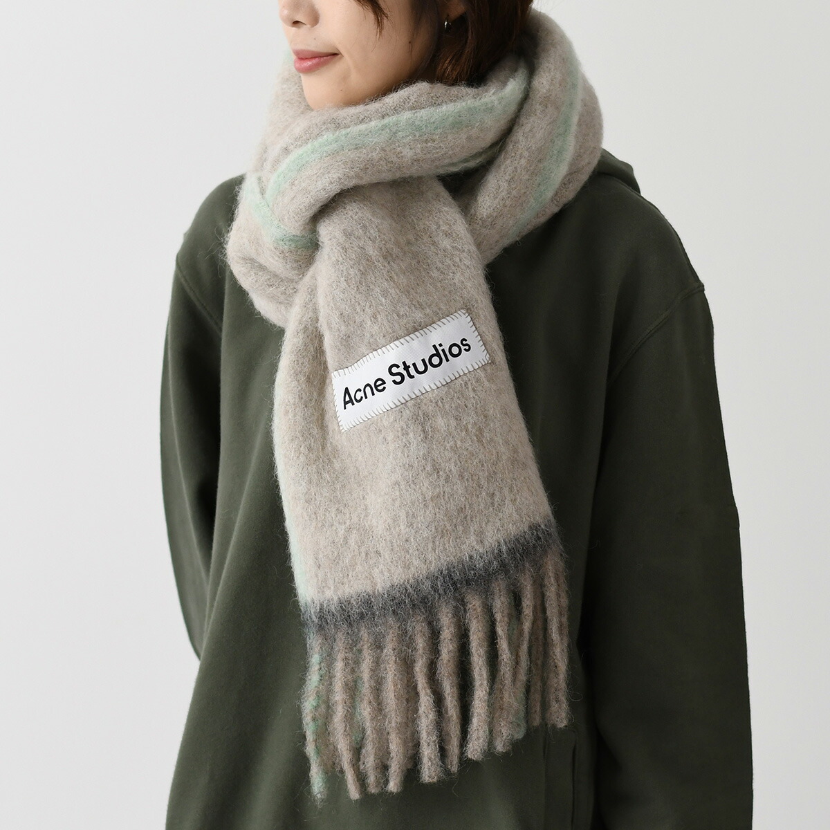 楽天市場】ACNE STUDIOS アクネストゥディオズ マフラー ウールモヘア
