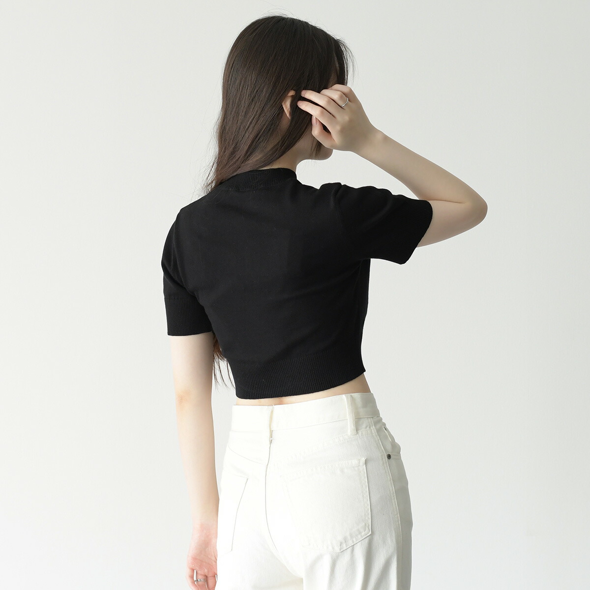 楽天市場】PATOU パトゥ トップス コットン＆ウール クロップド