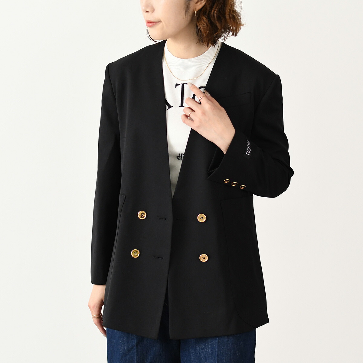 楽天市場】PATOU パトゥ アウター ジャケット ウールダブルジャケット