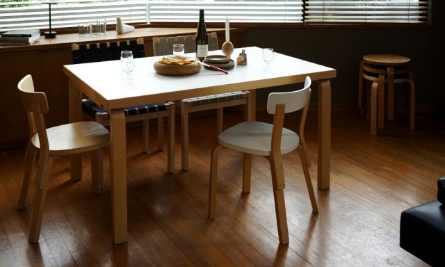 楽天市場】テーブル80A バーチ W120×D60cm (Artek アルテック) つくえ