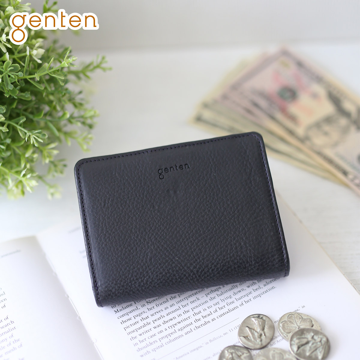 楽天市場】【ゲンテン 3年保証＋ケアセット付】 genten ゲンテン 財布