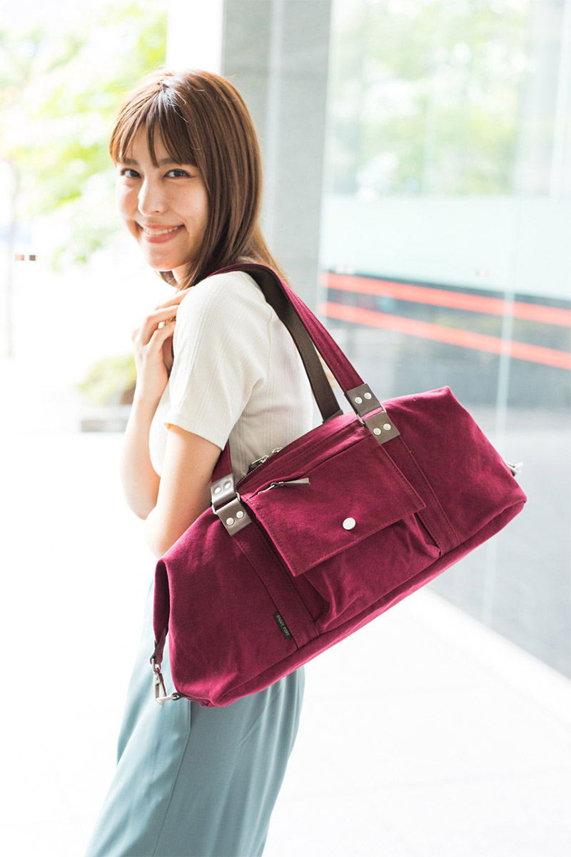 楽天市場】☆ BAGGY PORT バギーポート 備長炭染め八号帆布 ボストン