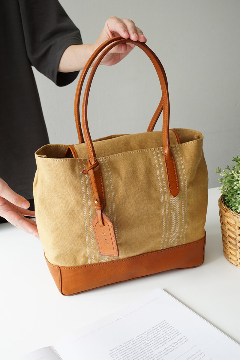 楽天市場】☆ genten ゲンテン バッグミモザ・ベーシック トートバッグ