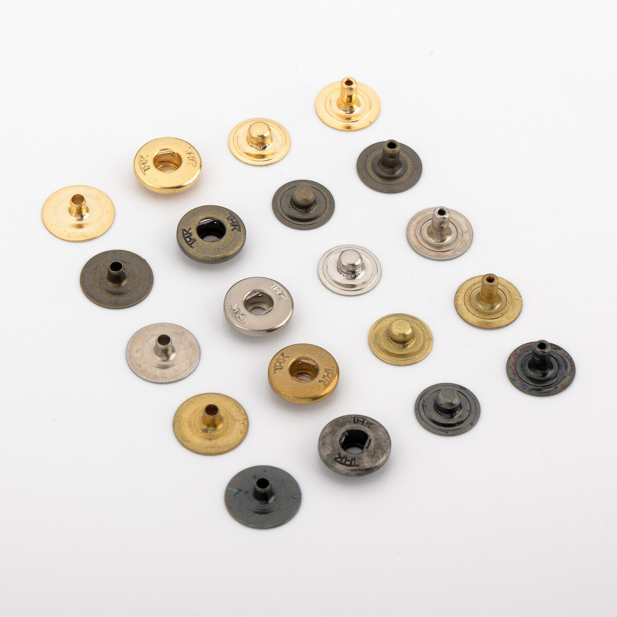 楽天市場】THK真鍮製バネホック 隠し頭 ハンシャタイプ 10セット入 NO