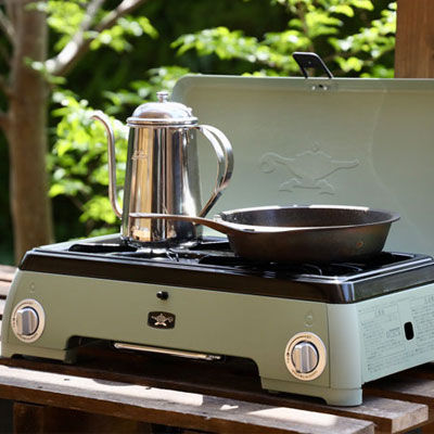 楽天市場】アラジン カセットコンロ Aladdin ツーバーナー 2バーナー 2