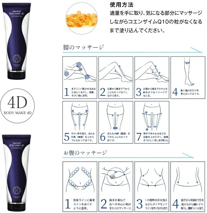 楽天市場】ボディメイク 4D BODY MAKE 4D アンジュボーテ