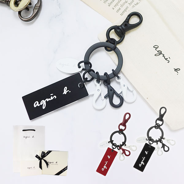 楽天市場】アニエスベー キーチャーム ボーダーキーホルダー NA01−01