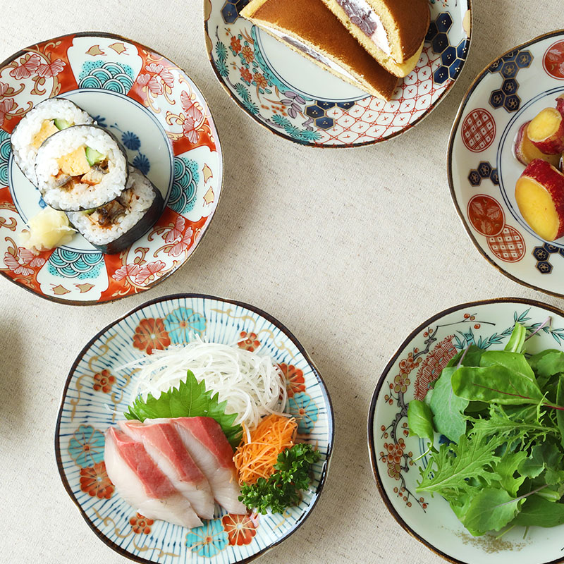 楽天市場】中皿 16cm 染錦古伊万里和柄 伝統模様 おしゃれ レトロ