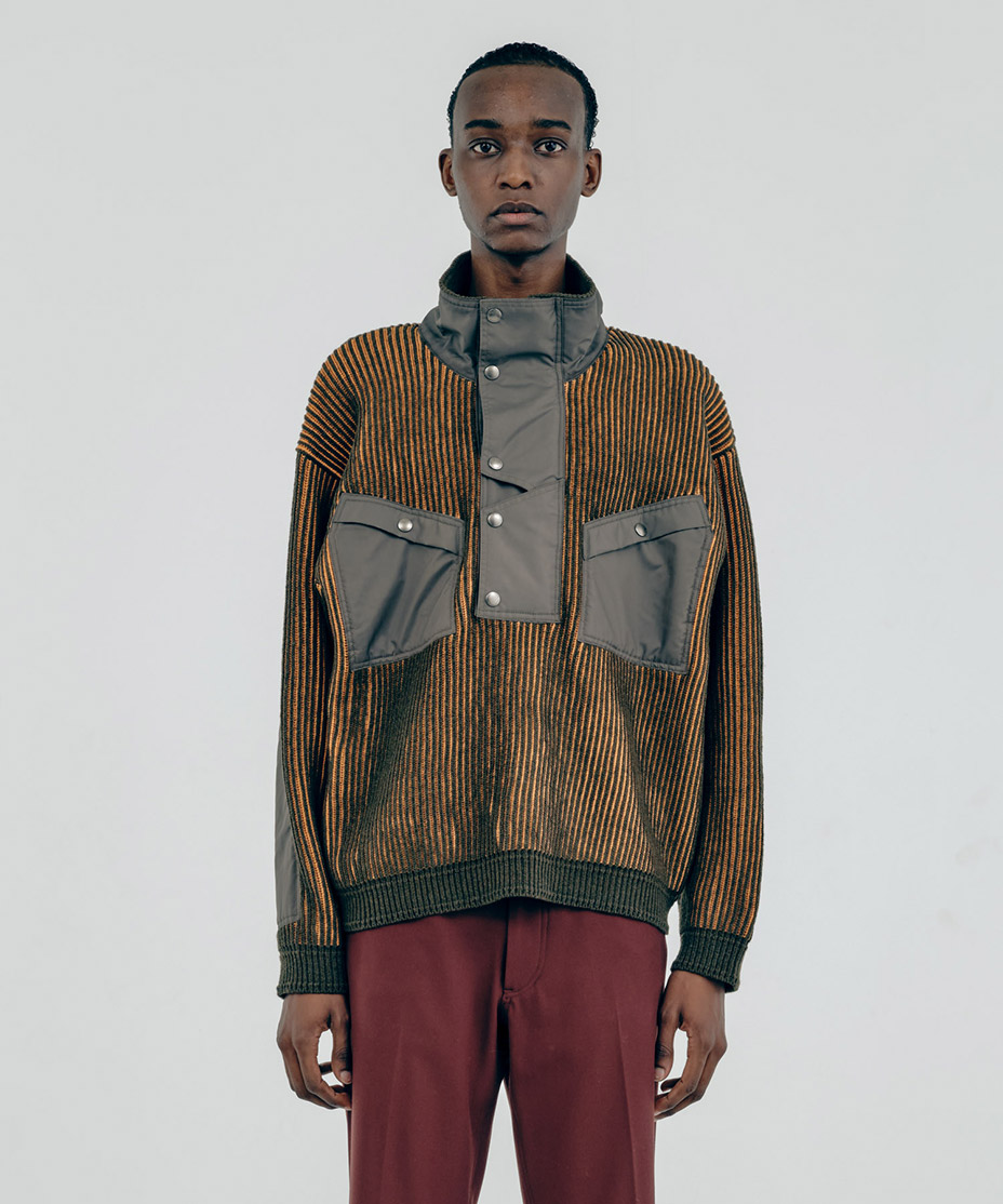 楽天市場】Iroquois イロコイ ブランド ハーフジップ ニット メンズ 異