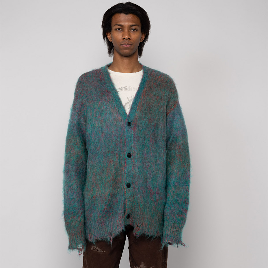 楽天市場】Kasuri Mohair Cardigan G11CD030 ブランド KAMIYA カミヤ