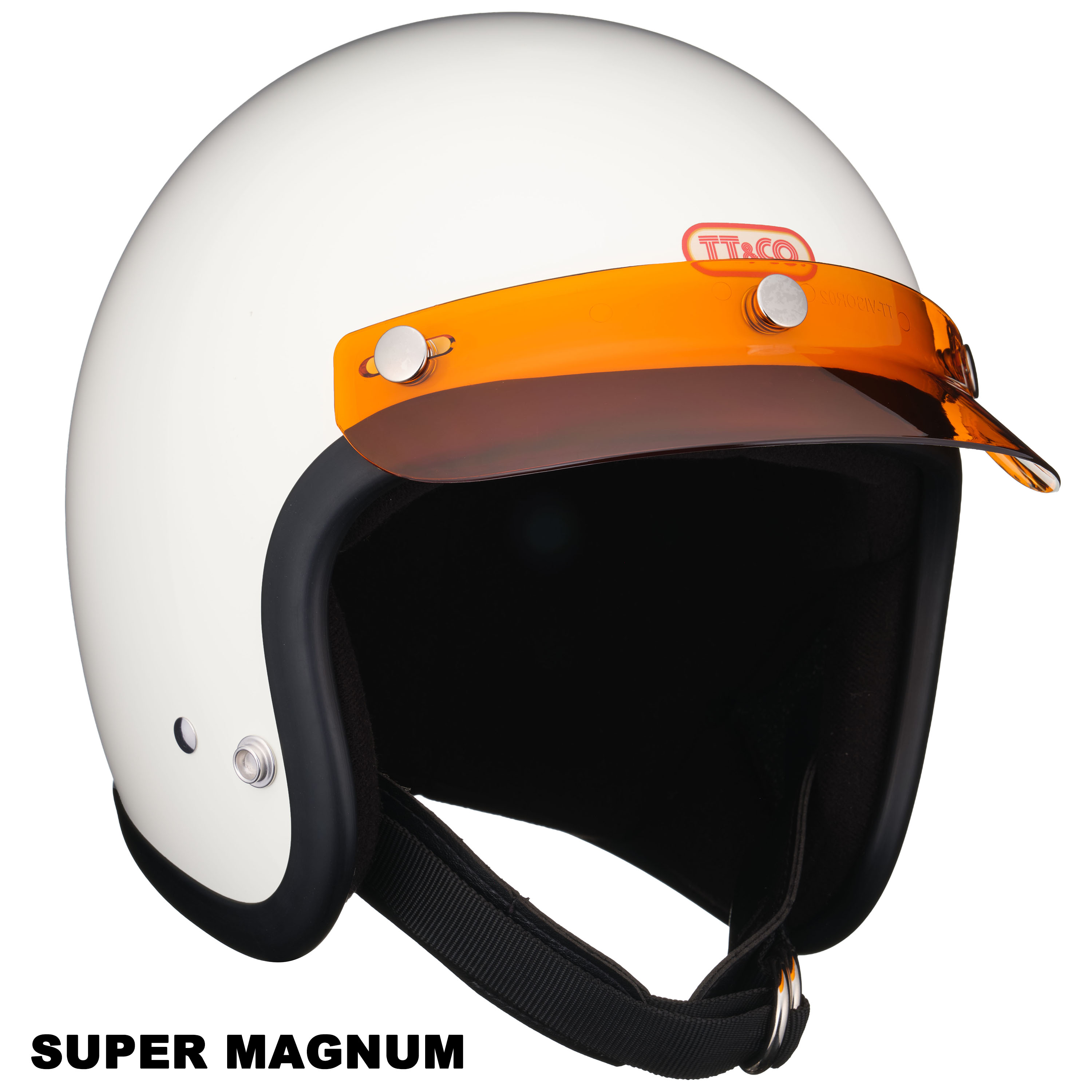 楽天市場】TT&CO. スーパーマグナム 専用バイザー アンバー ジェット