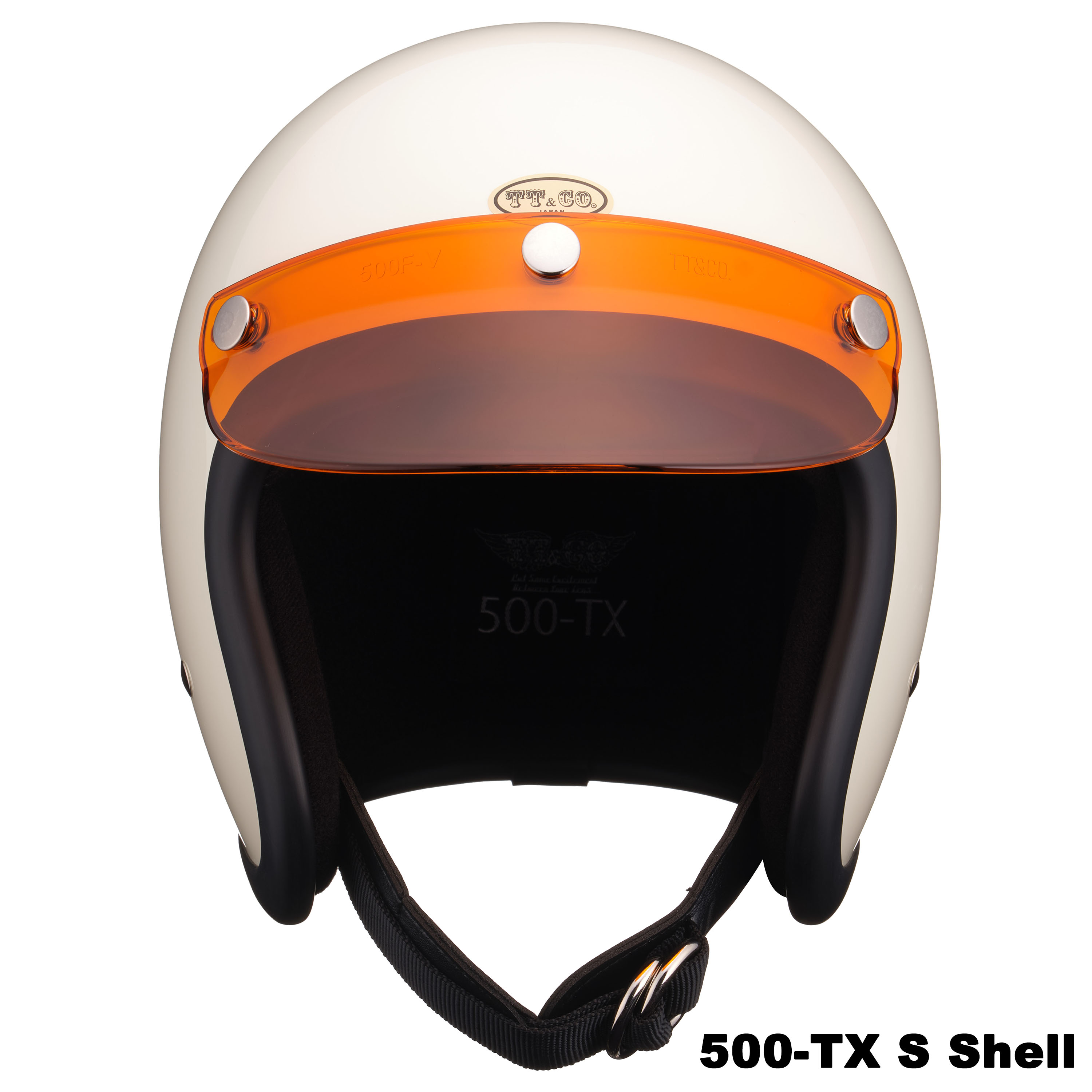 楽天市場】TT&CO. FIRST VISOR アンバー ジェットヘルメット バイザー