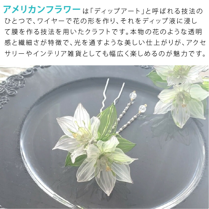 楽天市場】アメリカンフラワー 5点セット レシピ付 ディップ液