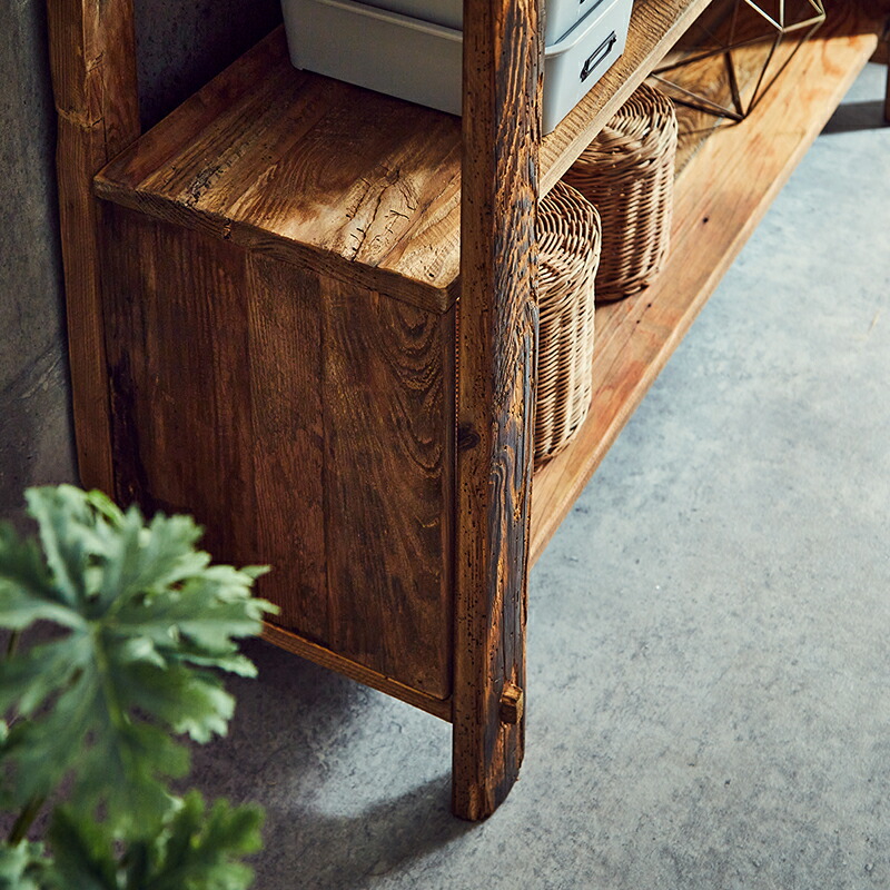 楽天市場】キャビネット 木製 シェルフ 収納棚 5段 おしゃれ 本棚 幅