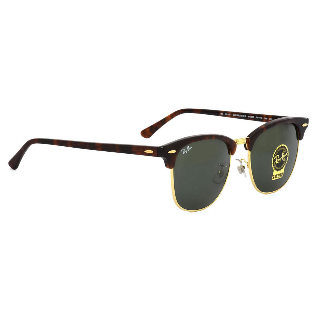 楽天市場】レイバン サングラス クラブマスター Ray-Ban RB3016F W0366