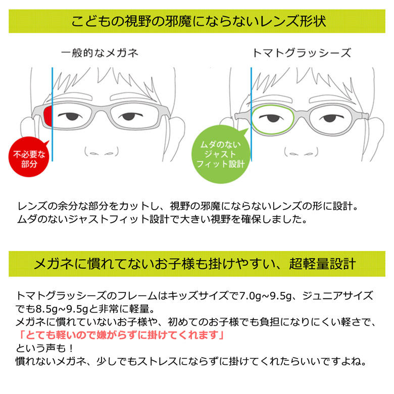 楽天市場】トマトグラッシーズ TKCC 503 46 キッズ メガネ TOMATO