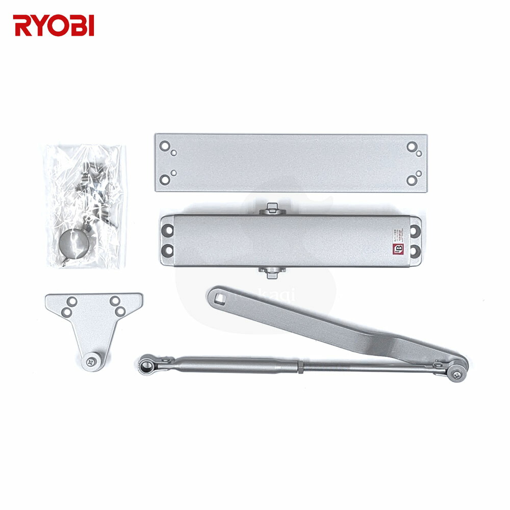 楽天市場】RYOBI 美和ロック交換用ドアクローザー KJ-3P シルバー色
