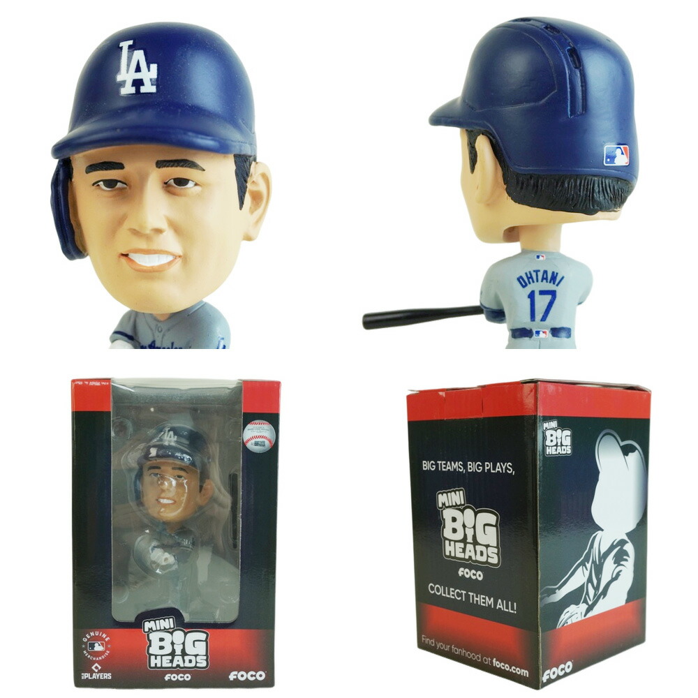 楽天市場】大谷翔平 ボブルヘッド 4.5インチFOCO MLB MINI BIG HEADS