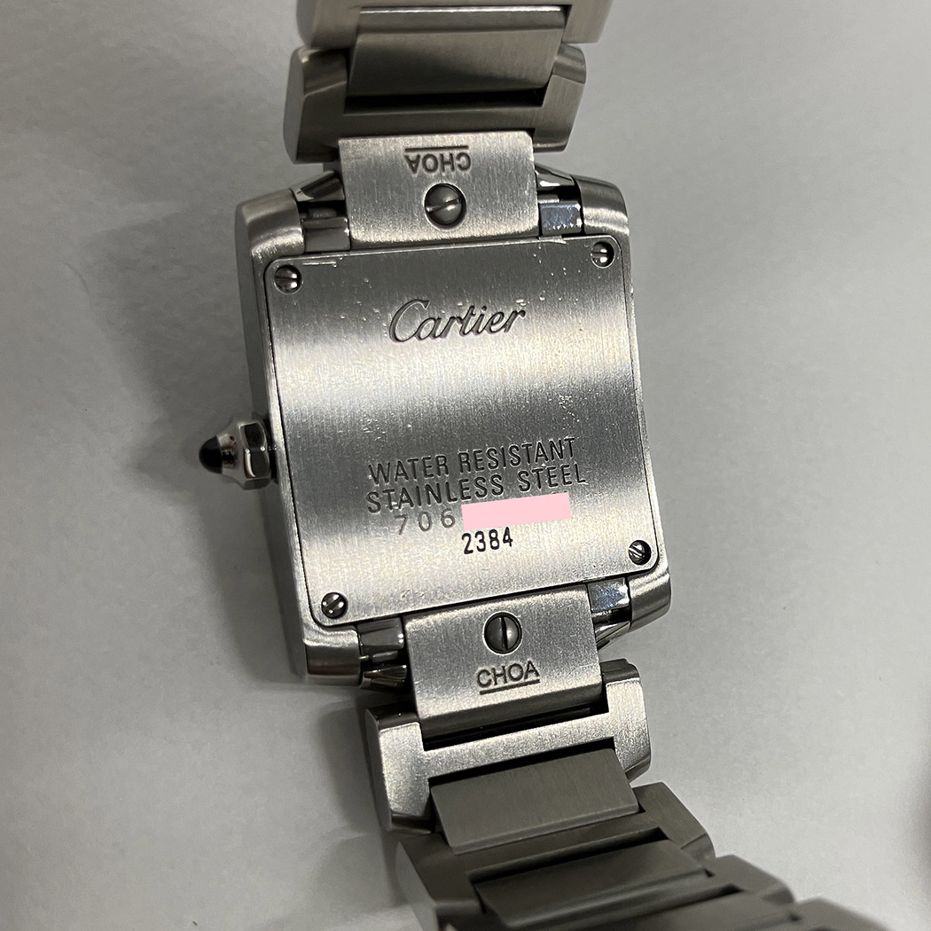 楽天市場】カルティエ タンクフランセーズSM W51008Q3 電池交換済