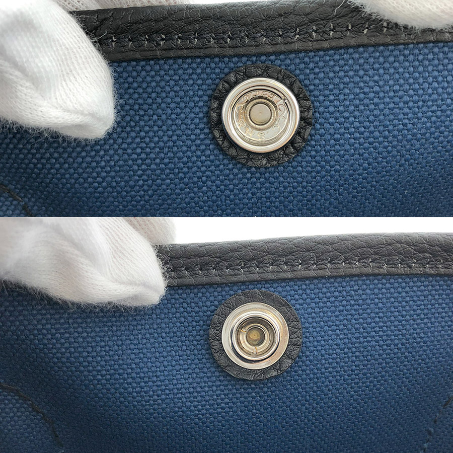 楽天市場】エルメス□ガーデンパーティ TPM ブルー系 青 Y刻印 トート