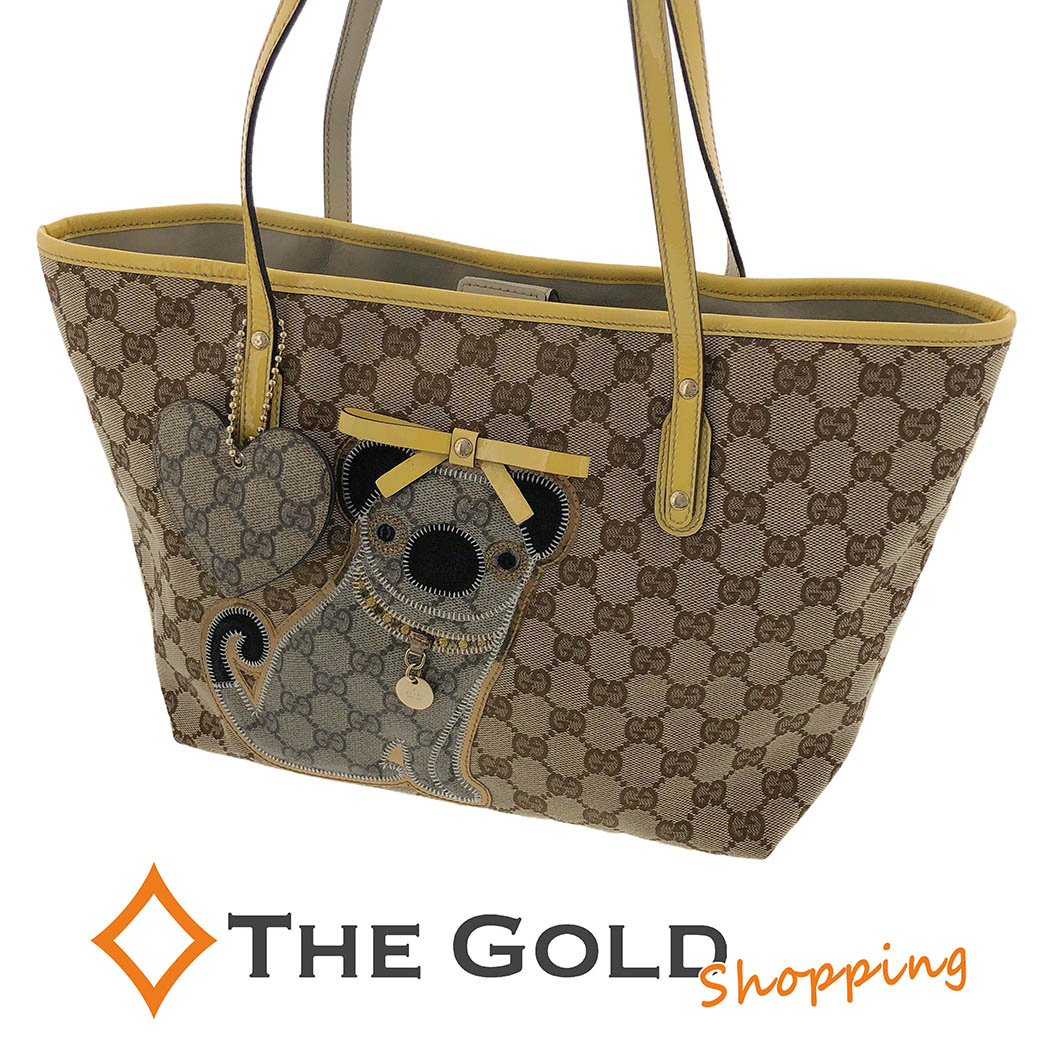 楽天市場】GUCCI トートバッグ 212374 グッチョリ オリバー パグ 子犬