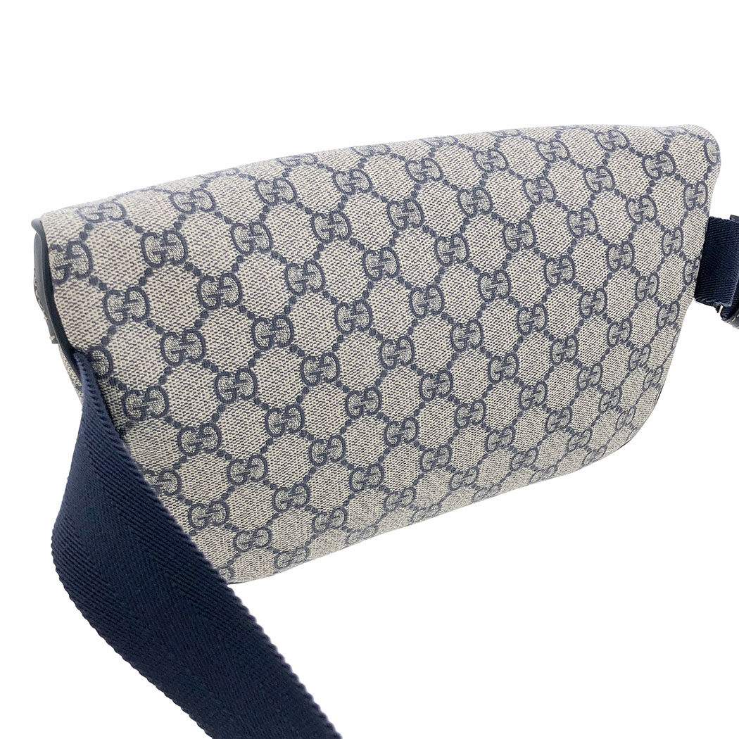 楽天市場】GUCCI□ ウエストバッグ 233269 GGスプリーム ネイビー