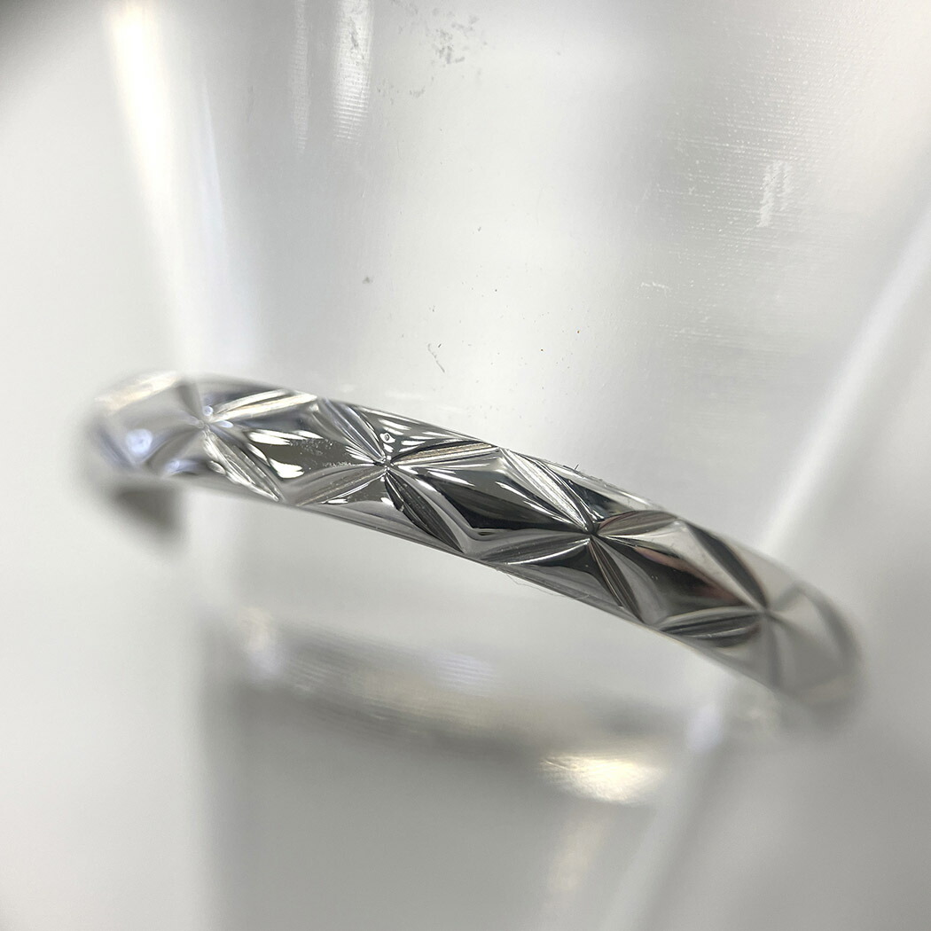 楽天市場】CHANEL□ マトラッセリング J2820 仕上げ済 #57 PT950