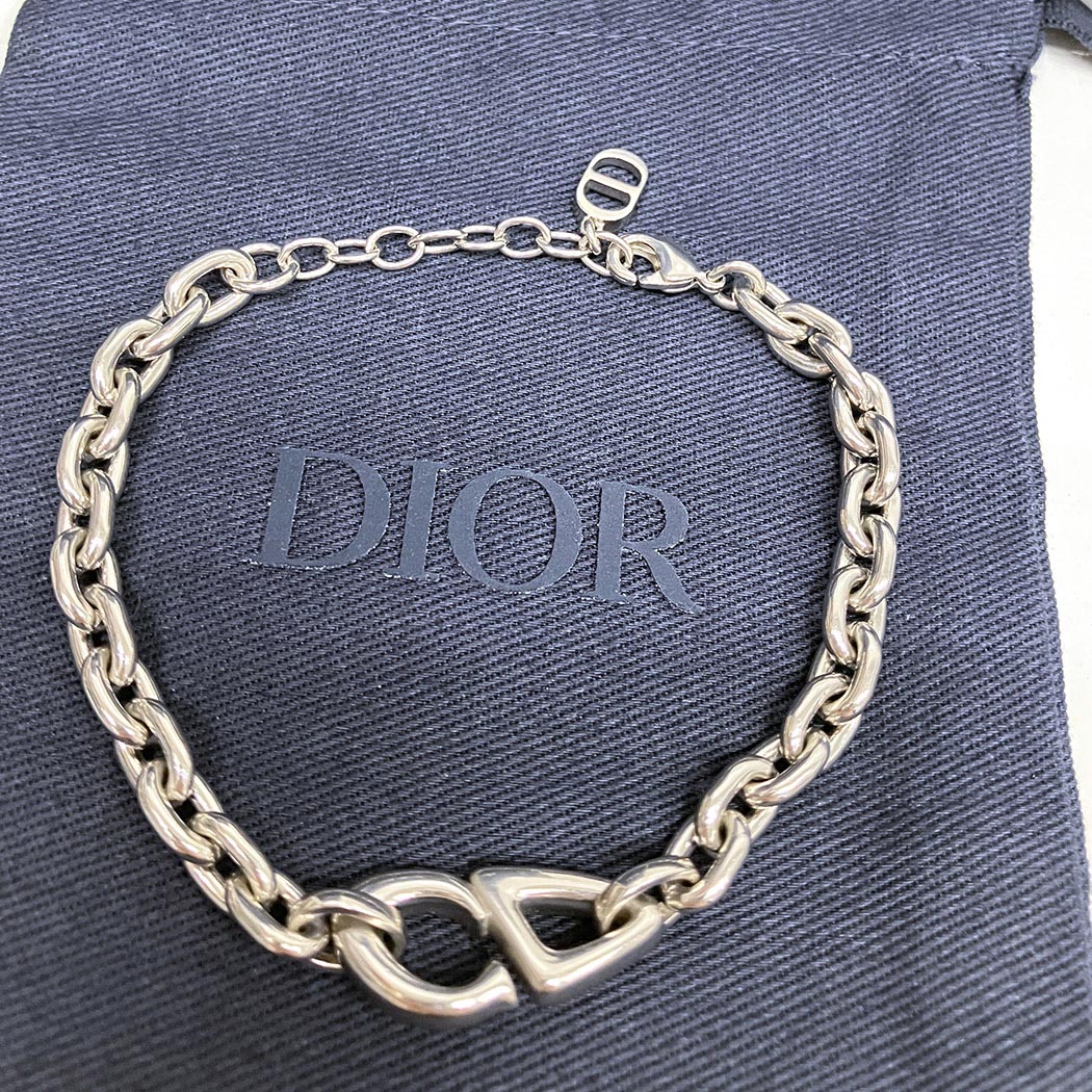 楽天市場】Christian Dior CD30 チェーンリンク ブレスレット チェーン