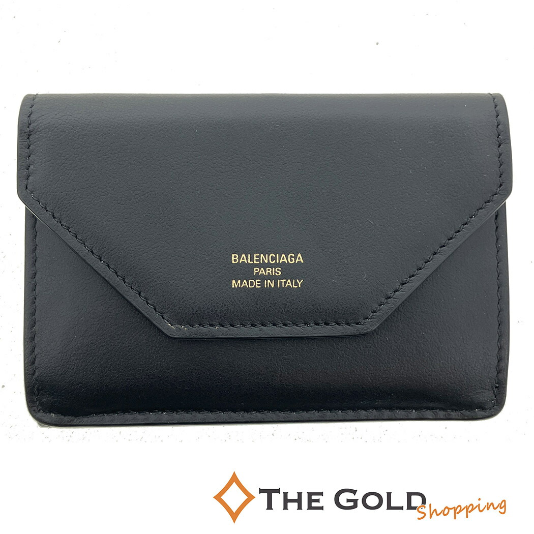 楽天市場】バレンシアガ 三つ折り 財布（カラーブラック）（バッグ