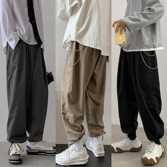 楽天市場】サルエルパンツ メンズ ドローストリング ジョガー 春夏