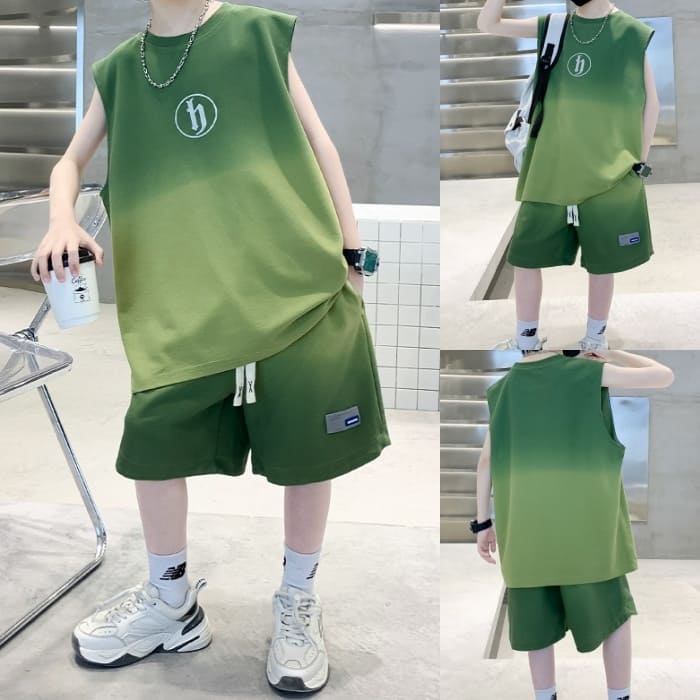 楽天市場】小学生 男の子 セットアップ プリント Tシャツ ハーフパンツ