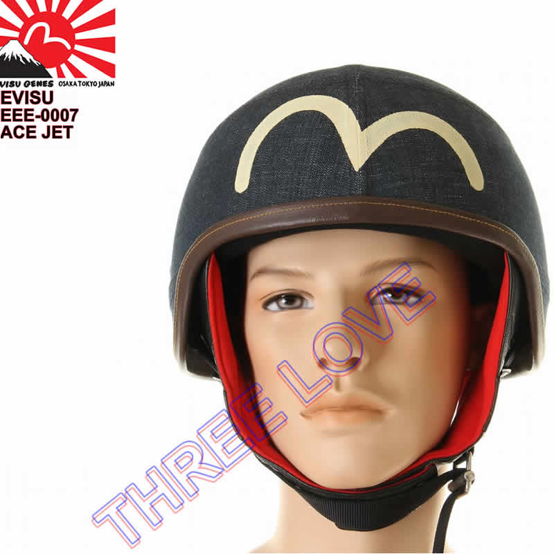 楽天市場】訳あり EVISU ACE JET エヴィス セミジェット ヘルメット