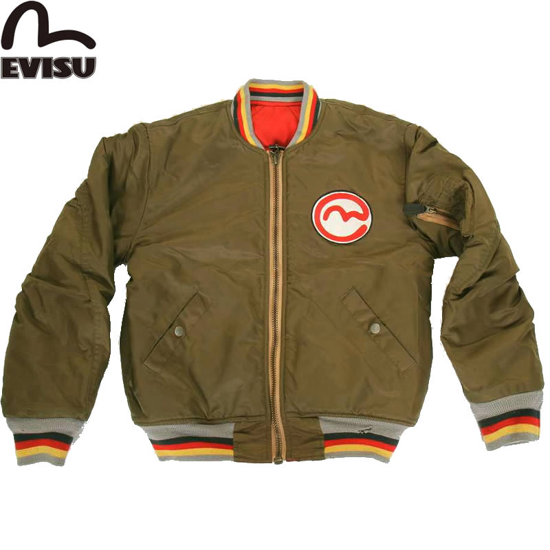 楽天市場】EVISU JEANS USED MA-1 JACKET スカジャン リバーシブル