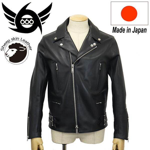 楽天市場】正規取扱店 666 LEATHER WEAR LJM-1TFL タイトフィット U.K.
