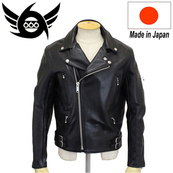 楽天市場】正規取扱店 666 LJM-4 U.K.HARDCORE RIDERS JACKET (U.K.