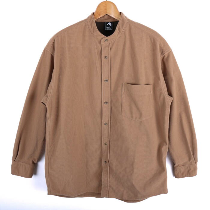 楽天市場】フィールドコア 長袖シャツ トップス バンドカラー