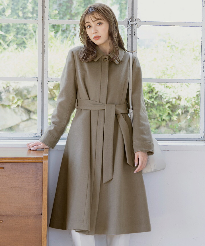 楽天市場】ステンカラープリンセスウールコート レディース ウール