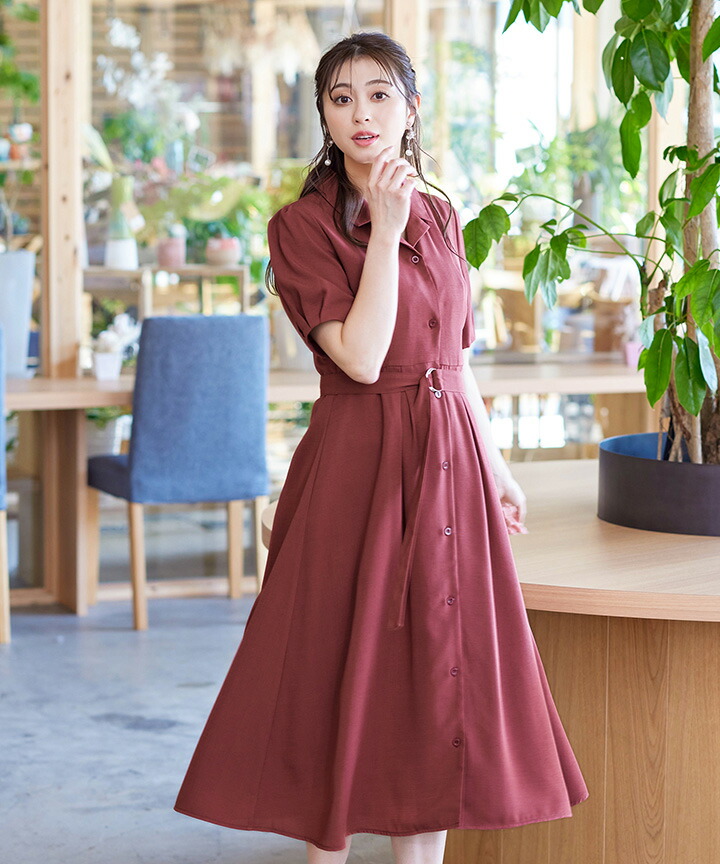 楽天市場】【楽天スーパーセール！70％OFF!!】開襟シャツワンピース