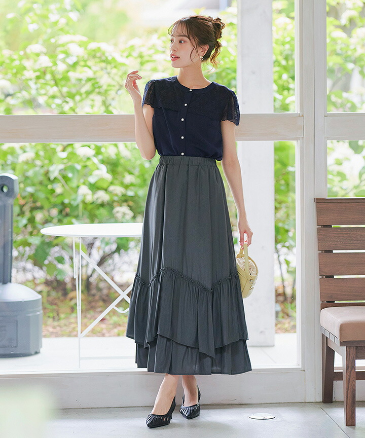 楽天市場】【楽天スーパーセール！50％OFF!!】フレンチスリーブレース