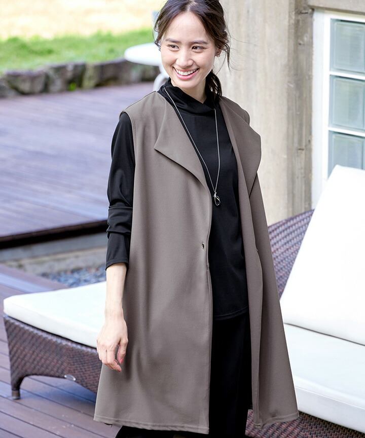 楽天市場】【楽天スーパーセール！70％OFF!!】バックタックロングジレ