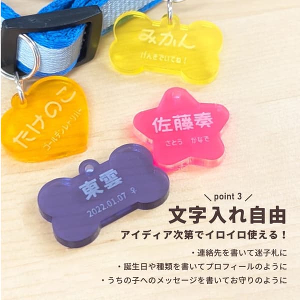 楽天市場】【限定クーポン発行中】 【2個入り】 迷子札 ペット 名入れ